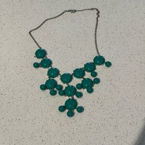 Elegant Teal Statement Necklace